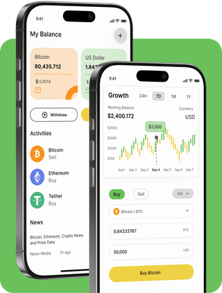Cygne Rendecto interface de plateforme de trading avec données de marché en direct